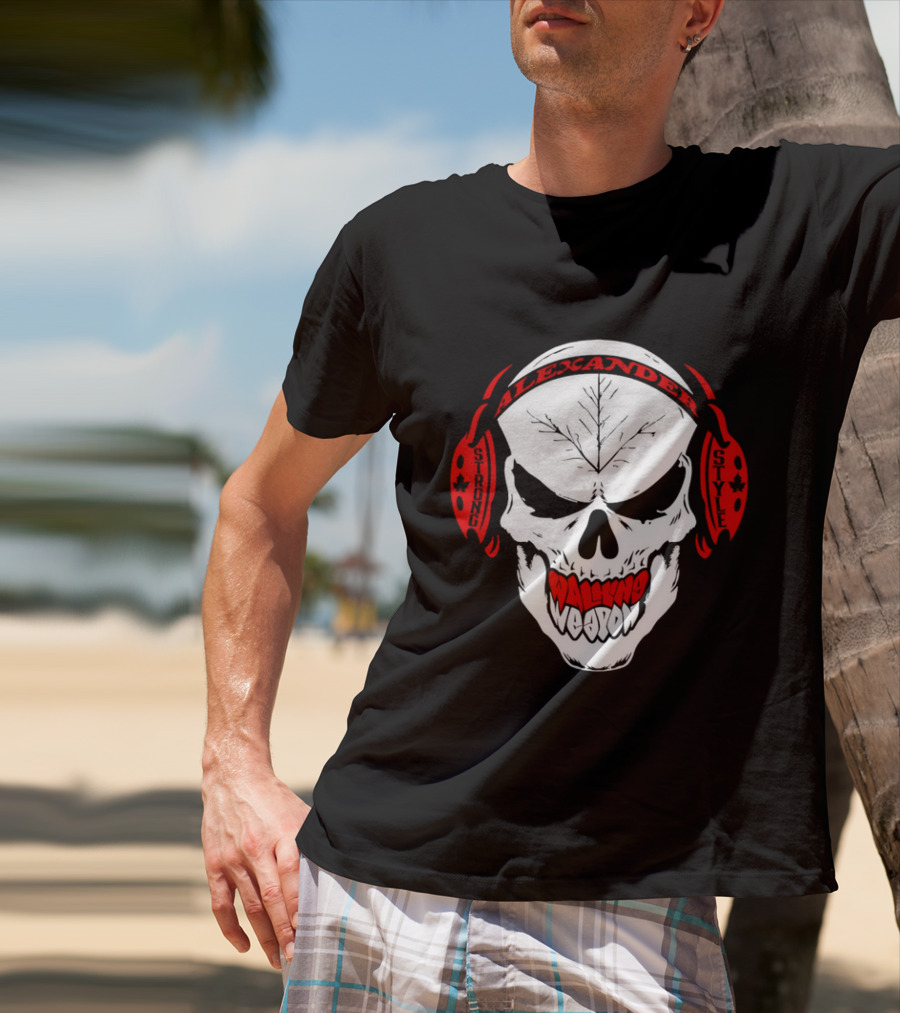 Josh Alexander Strong Style Walking Weapon Skull T-Shirt