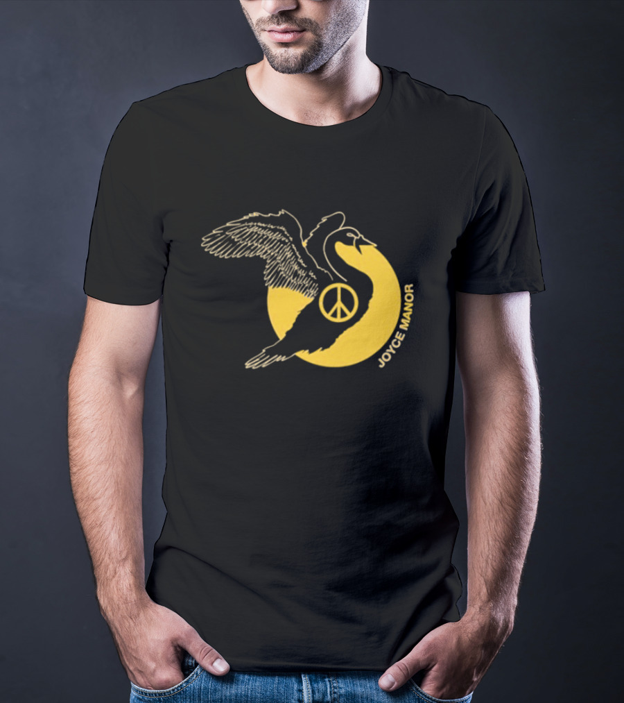 Joyce Manor Peace Swan With Peace Symbol Circle T-Shirt