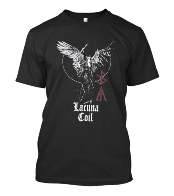 Lacuna Coil Layers Of Time Wings Symbol T-Shirt