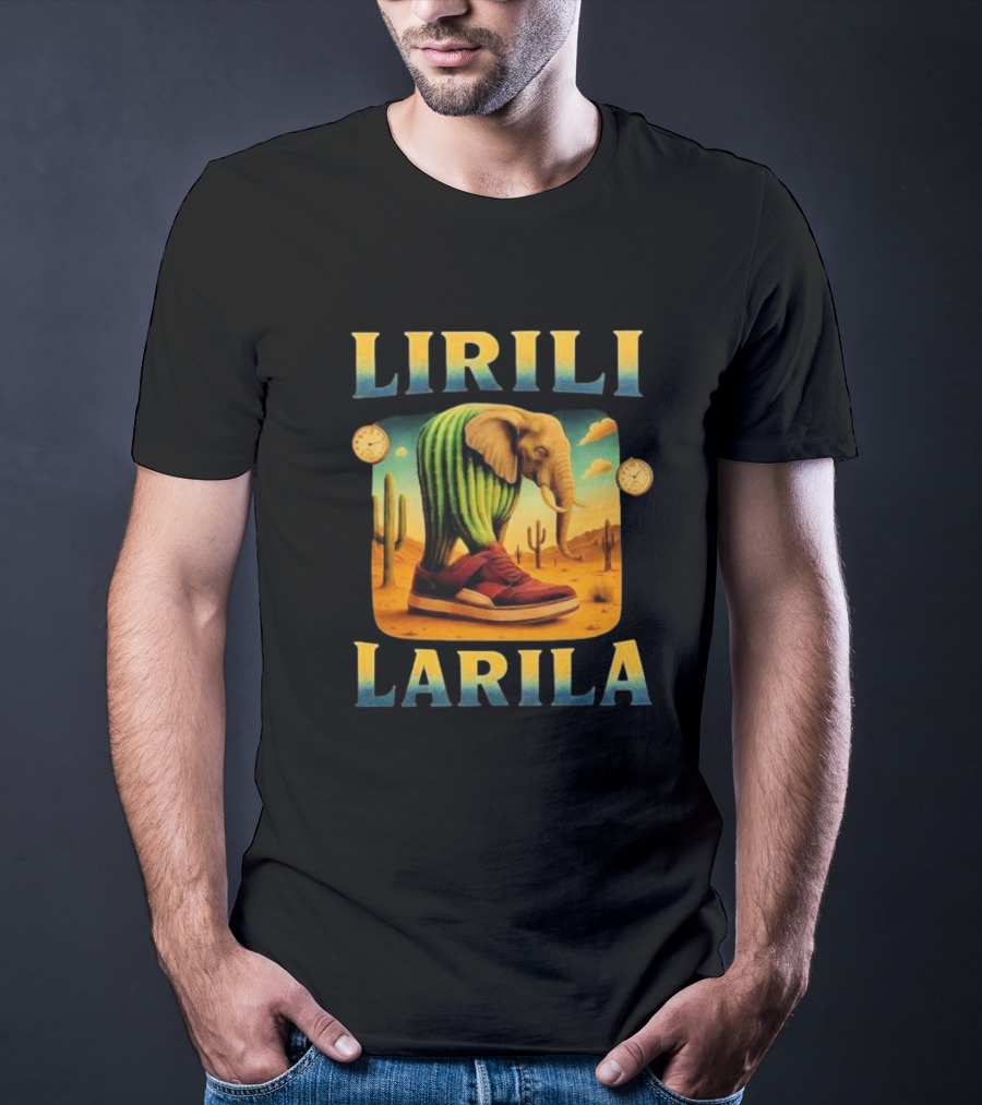 Lirili Larila Elephant Cactus Sneakers Desert S T-Shirt