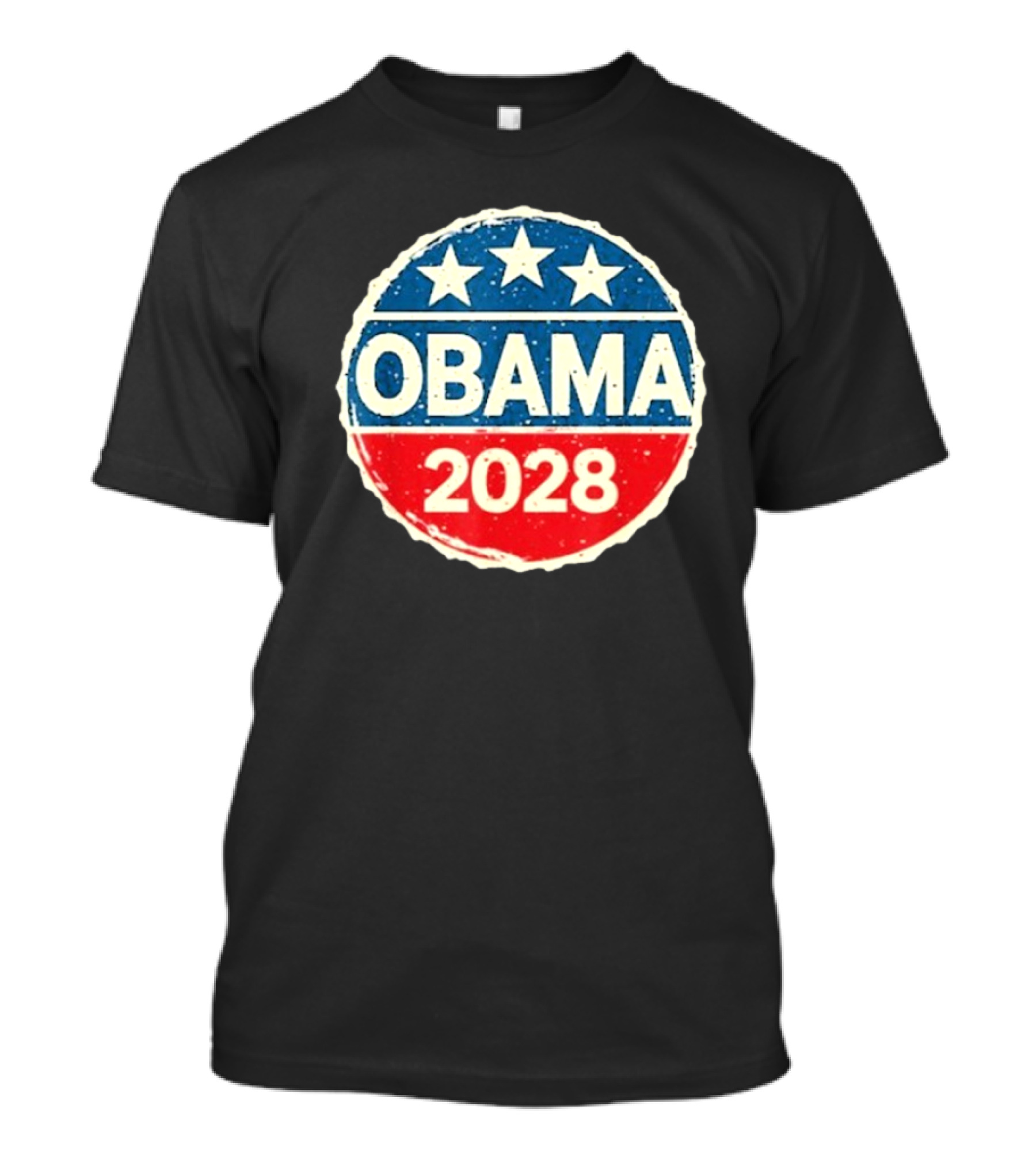 Lisa Guerrero Obama 2028 Three Star Blue Red T-Shirt