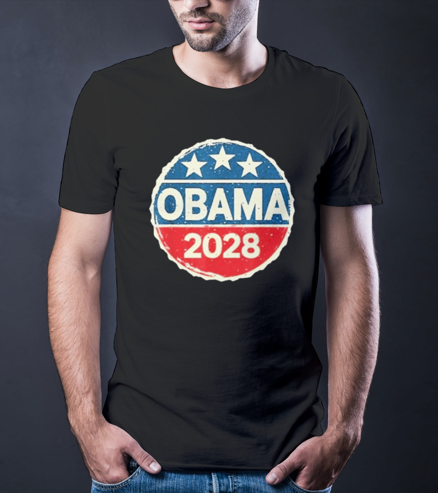 Lisa Guerrero Obama 2028 Three Star Blue Red T-Shirt