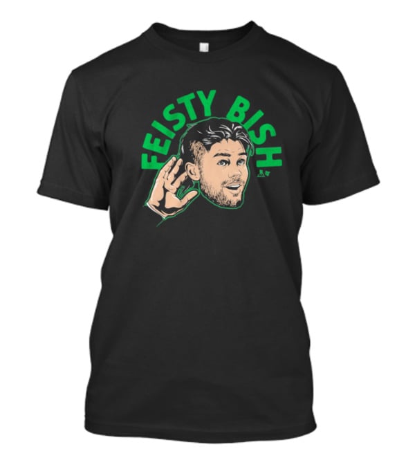 Feisty Bish Hand Gesture Illustration With Lian Bischel Artwork T-Shirt