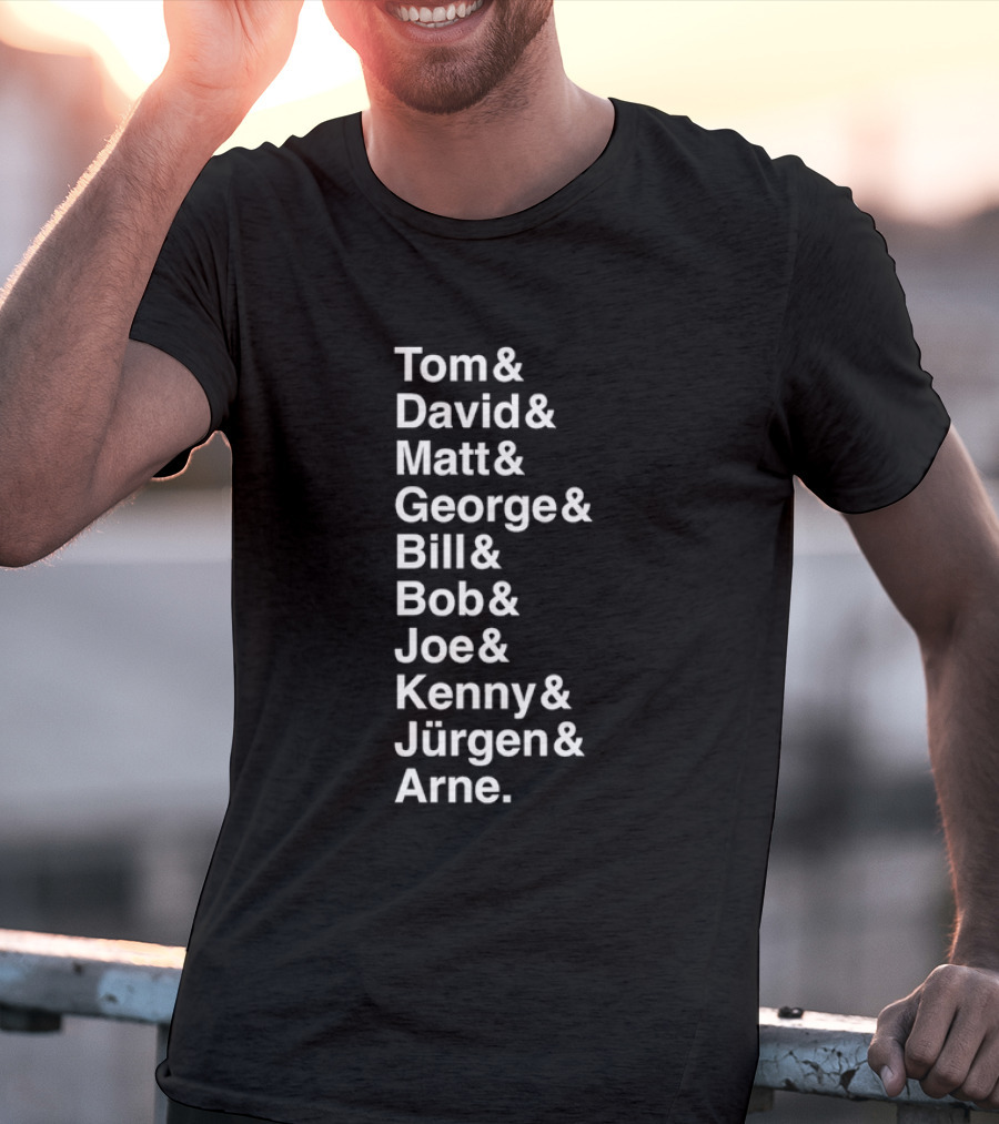 Liverpool FC 10 Coach Names Tom David Matt George Bill Bob Joe Kenny Jürgen Arne League Winning Managers T-Shirt