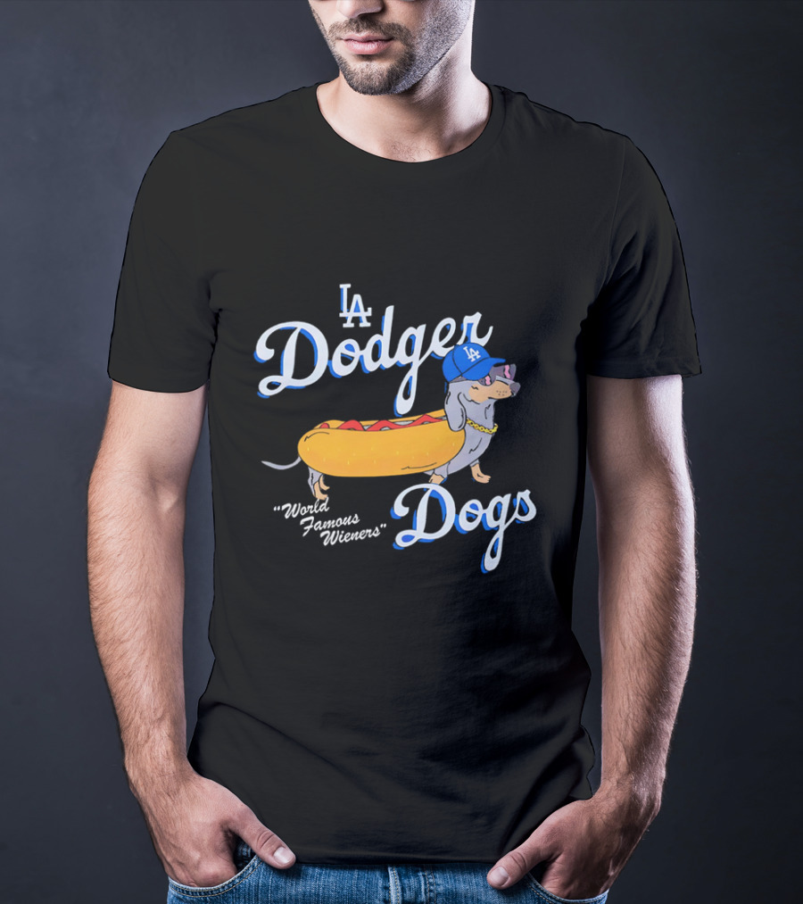 LA Dodger Dogs World Famous Wieners T-Shirt