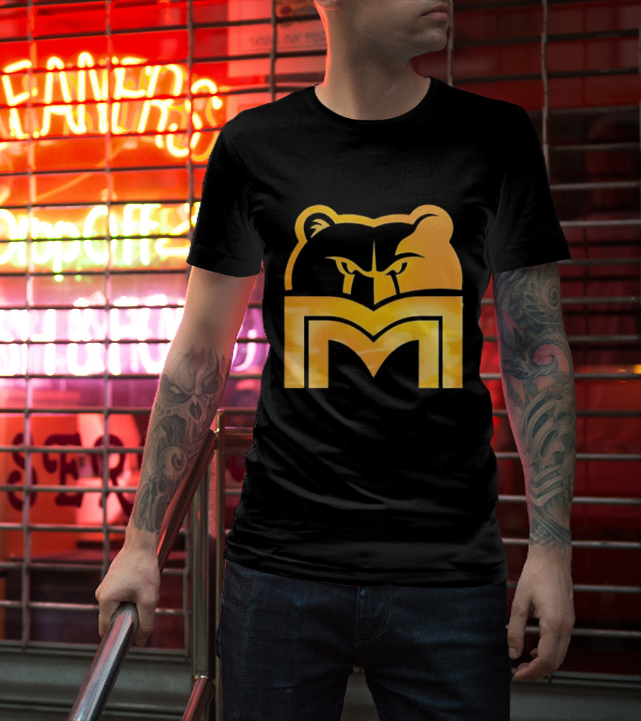 Memphis Grizzlies Playoff Pick Em 2025 Bear Head Logo T-Shirt