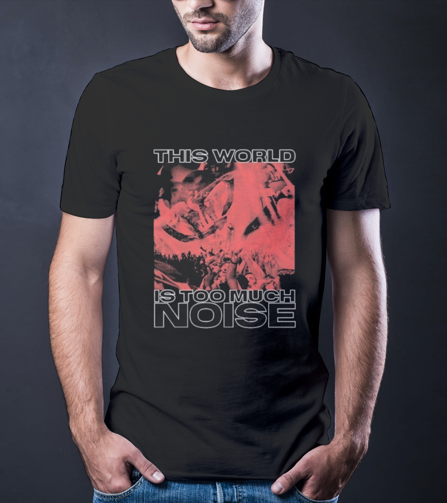 This World Is Too Much Noise Rise Against Concert Imagery T-Shirt