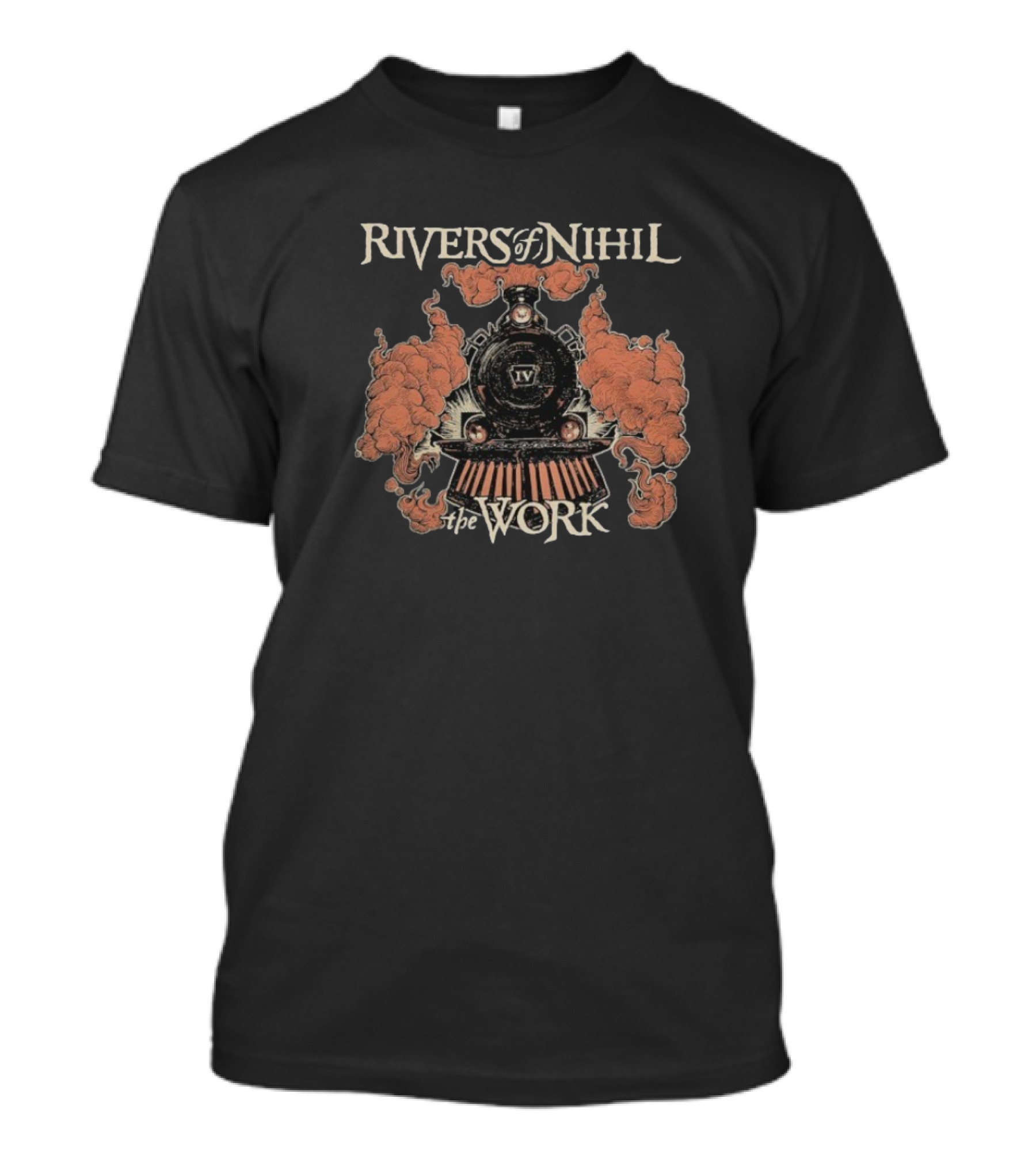 Rivers Of Nihil The Work Train Smoke Engine Graphic T-Shirt
