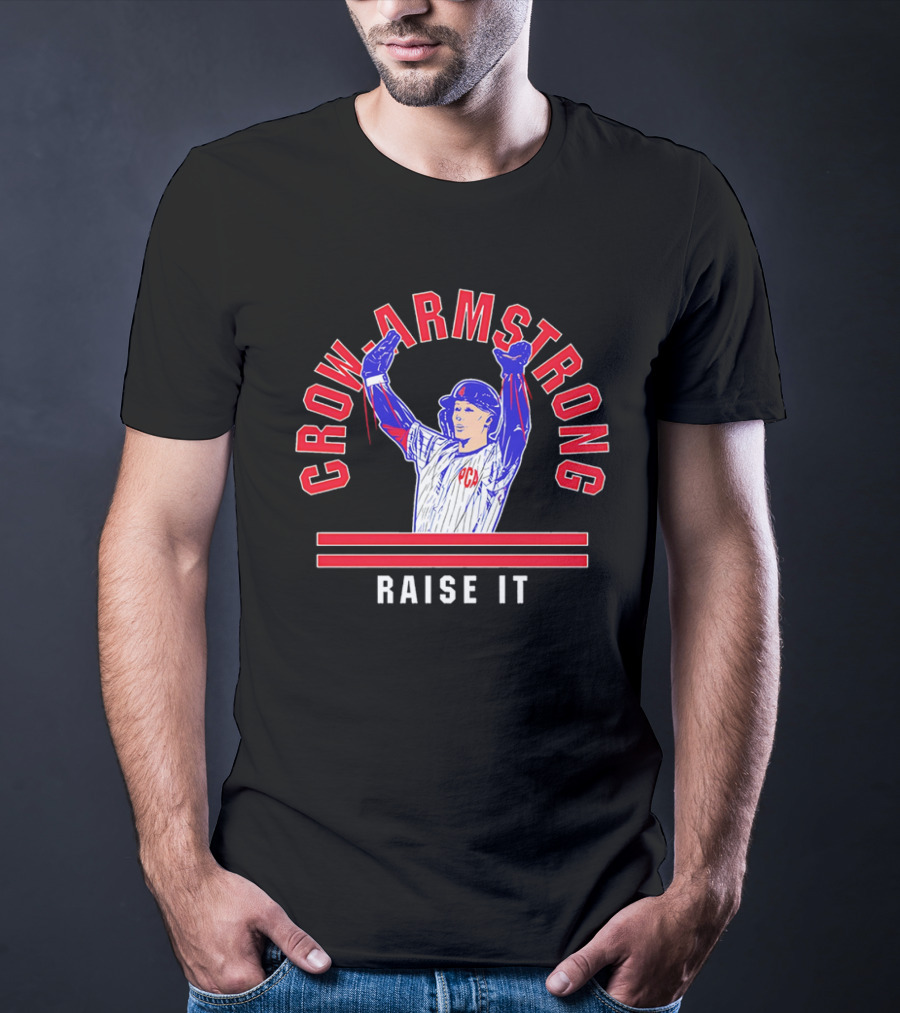 Crow-Armstrong PCA Raise It Baseball Victory Icon T-Shirt
