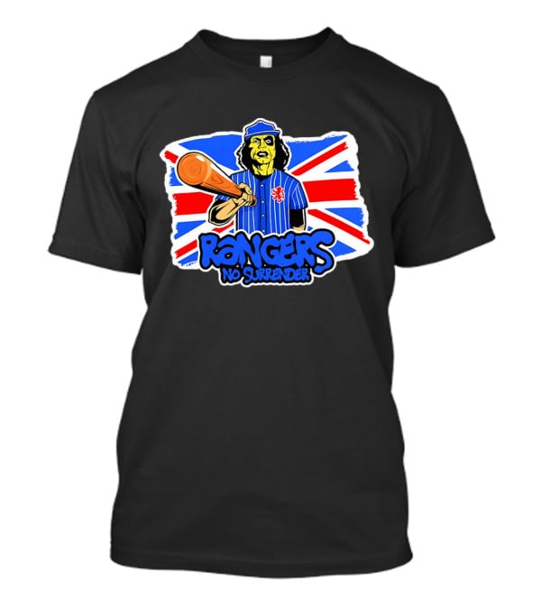Rangers No Surrender Warrior Baseball British Flag T-Shirt