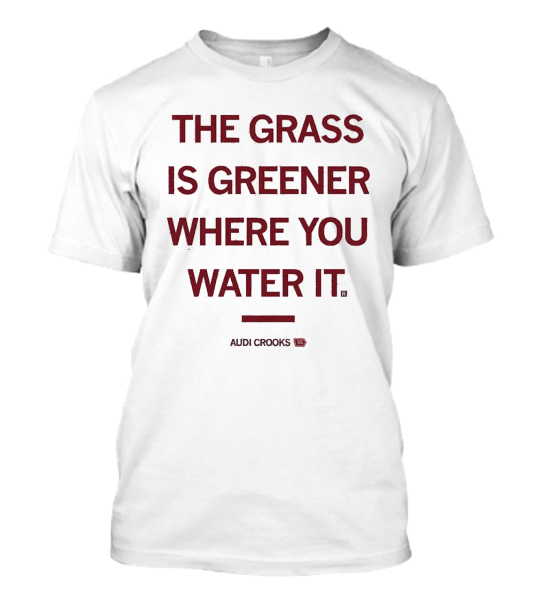 The Grass Is Greener Where You Water It Audi Crooks T-Shirt