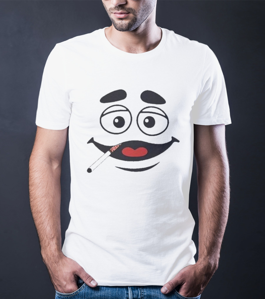 Grimace Monster Smoking T-Shirt