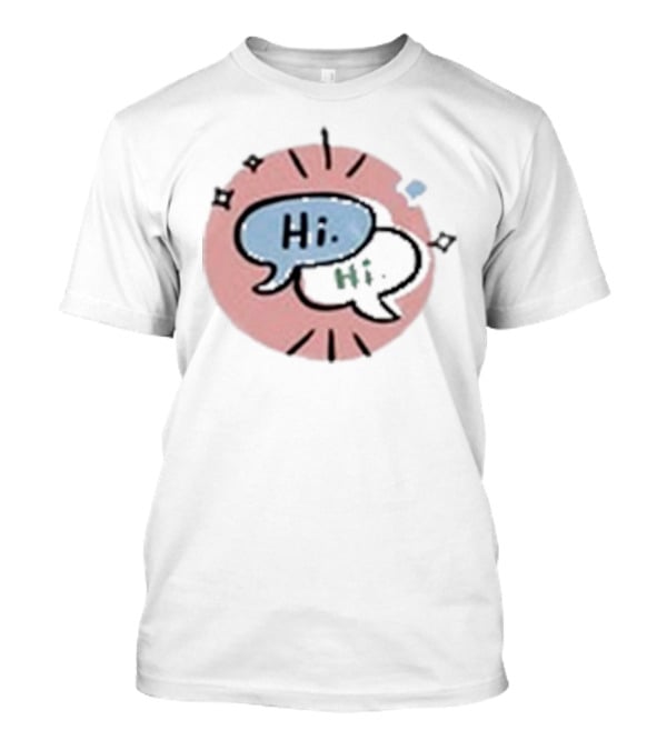 Heartstopper Hi Hi Love Story Conversation Bubbles T-Shirt