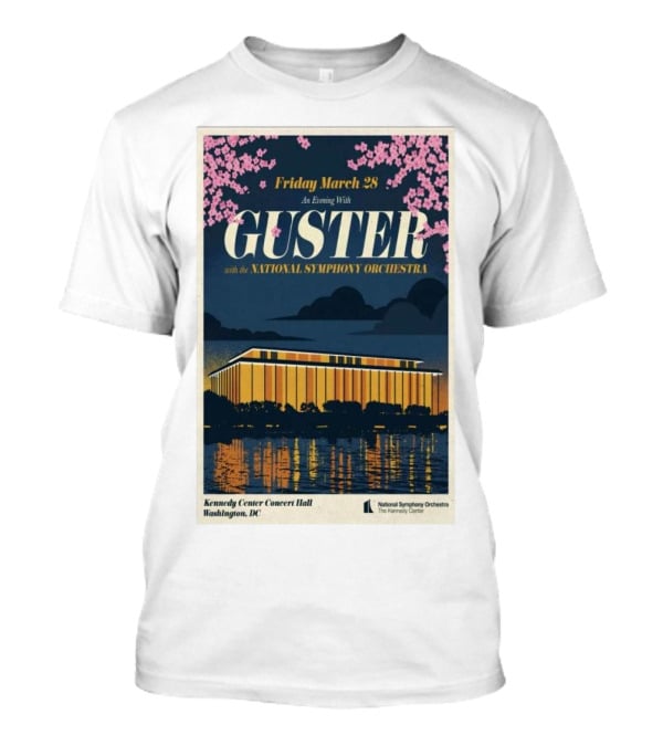 Friday March 28 An Evening With Guster National Symphony Orchestra Kennedy Center Washington DC T-Shirt