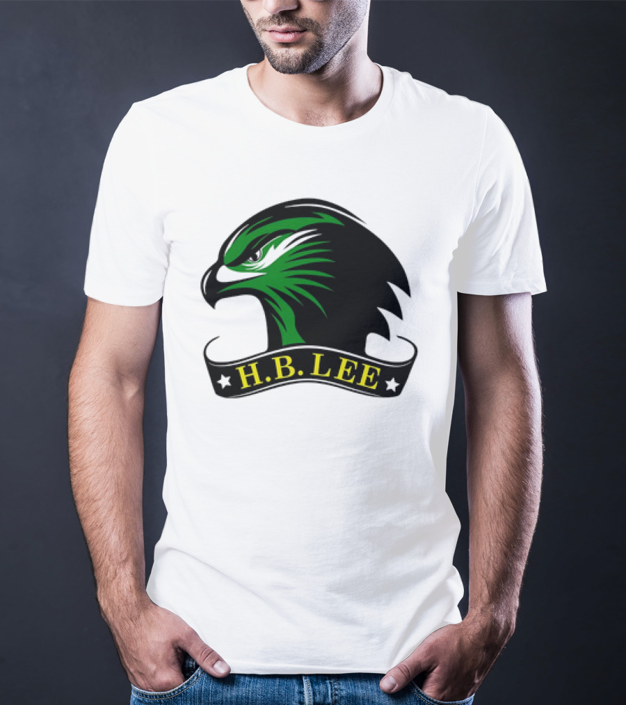 H.B. Lee Green Eagle Emblem T-Shirt
