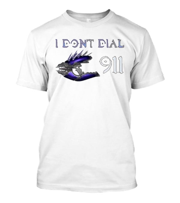 I Don't Dial 911 Halo Needler T-Shirt