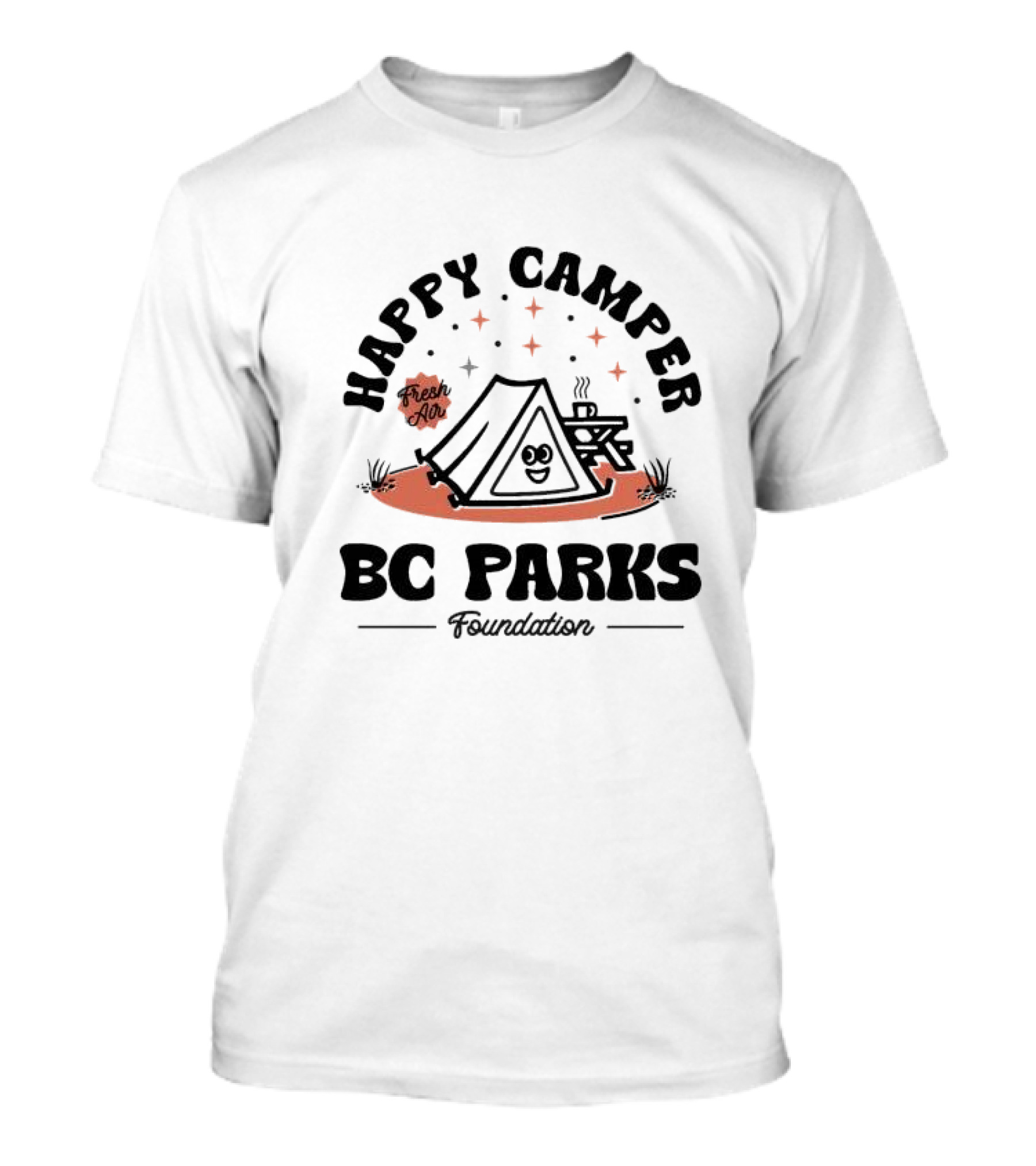 Happy Camper Fresh Air BC Parks T-Shirt