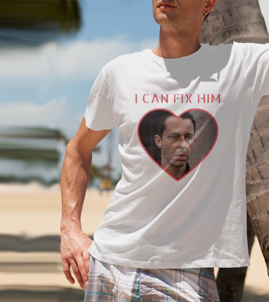 I Can Fix Him Kendall Roy Heart Outline Fan Merch T-Shirt