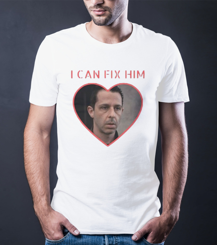 I Can Fix Him Kendall Roy Heart Outline Fan Merch T-Shirt