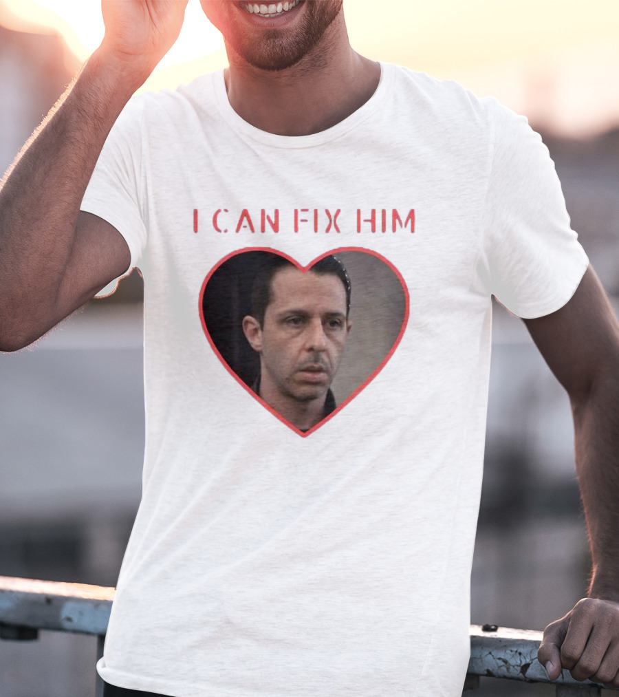 I Can Fix Him Kendall Roy Heart Outline Fan Merch T-Shirt