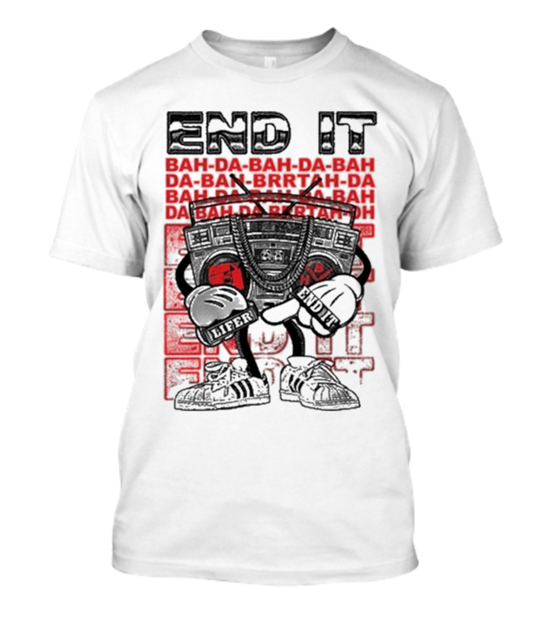 End It Holymountainprinting Baltimore Hardcore HB Lifer Ba Ba Ba Ba Ba Ba Ba Ba T-Shirt