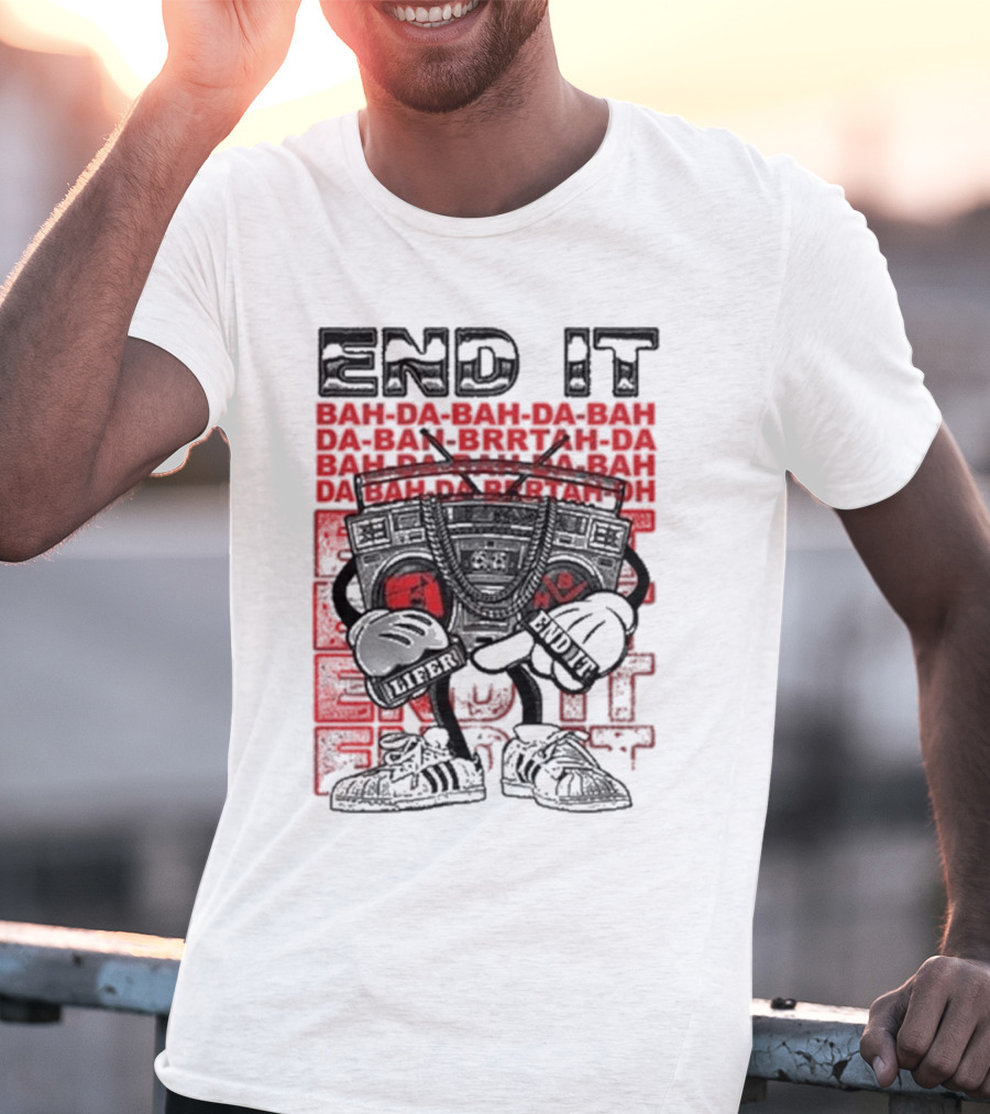 End It Holymountainprinting Baltimore Hardcore HB Lifer Ba Ba Ba Ba Ba Ba Ba Ba T-Shirt