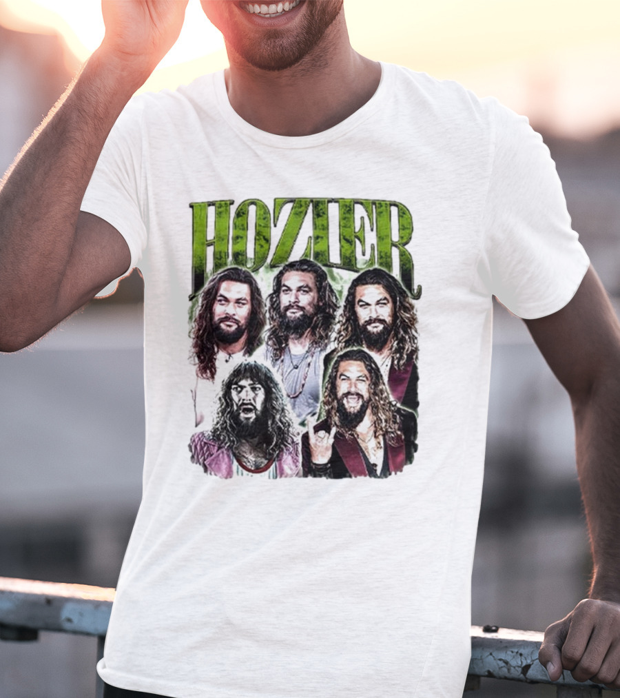 Hozier Jason Momoa Collage T-Shirt