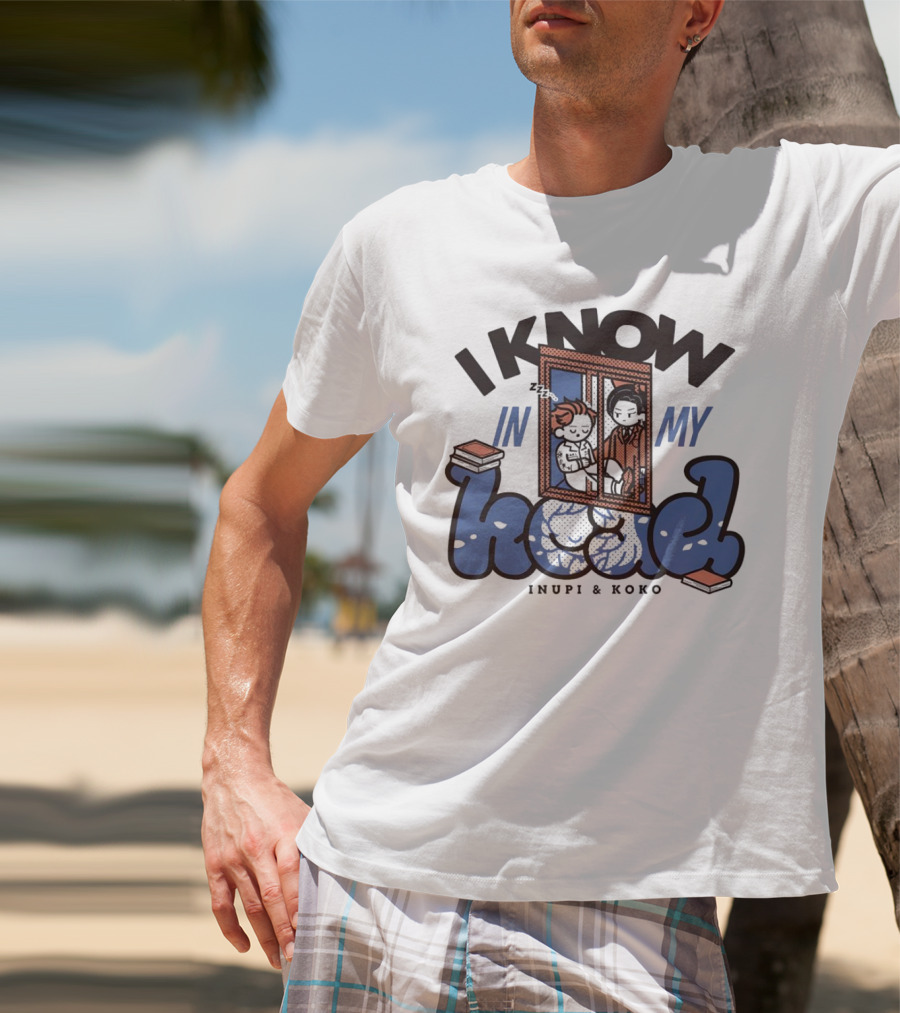 I Know In My Head Inupi And Koko Retro Comic Style T-Shirt