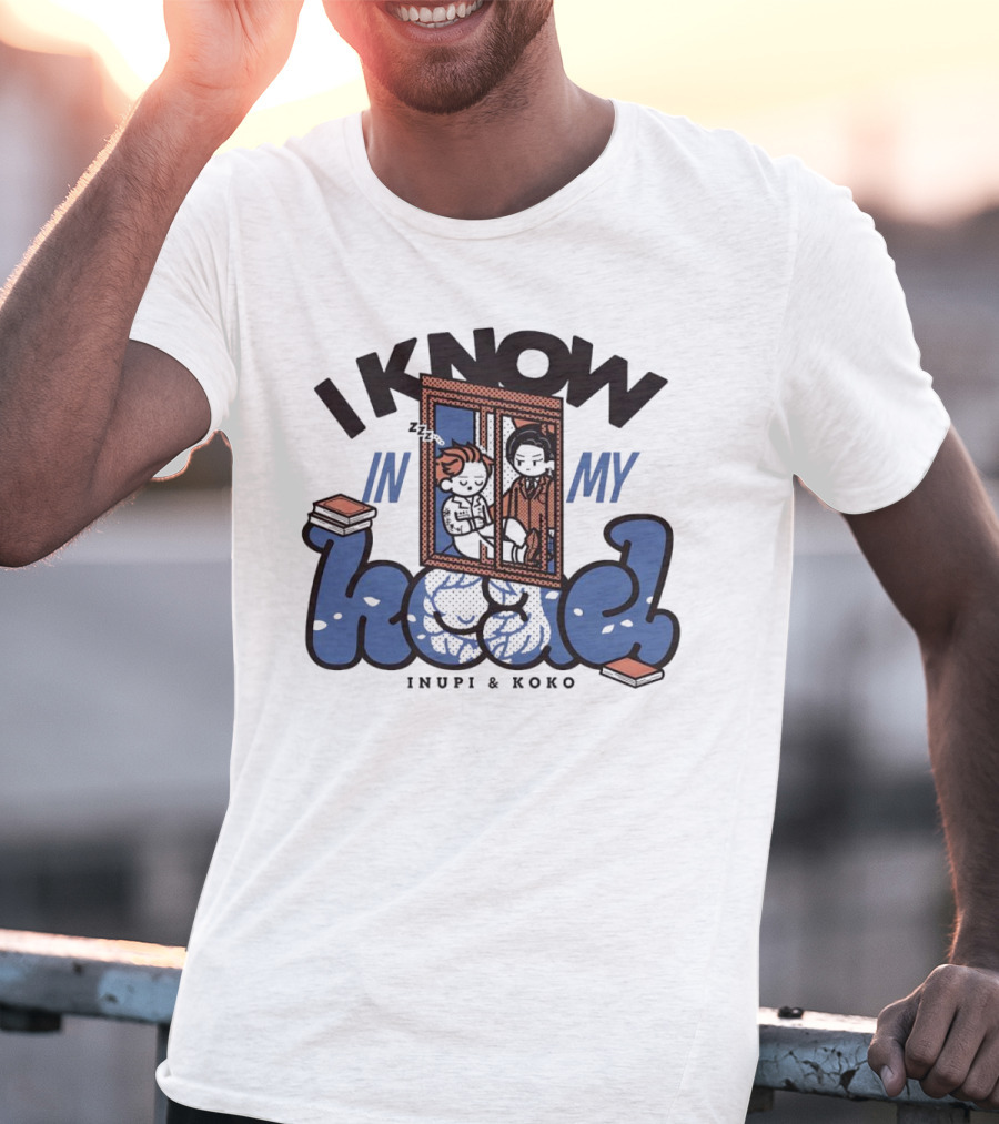 I Know In My Head Inupi And Koko Retro Comic Style T-Shirt