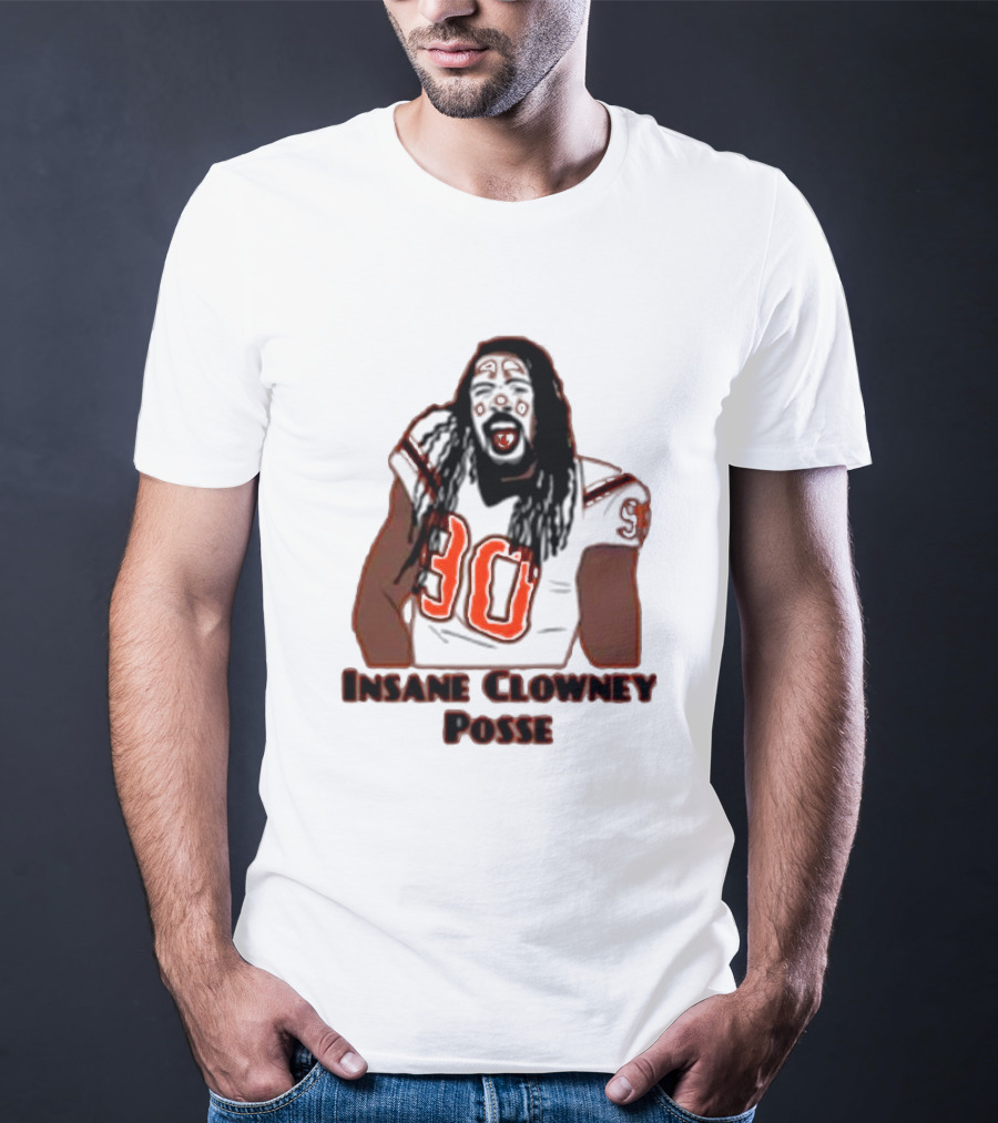Insane Clowney Posse Player Number 90 Football Themed T-Shirt