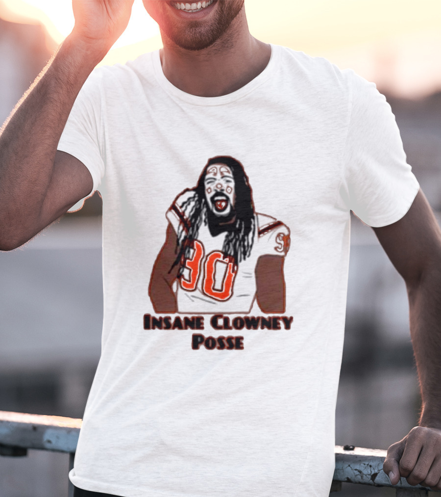 Insane Clowney Posse Player Number 90 Football Themed T-Shirt