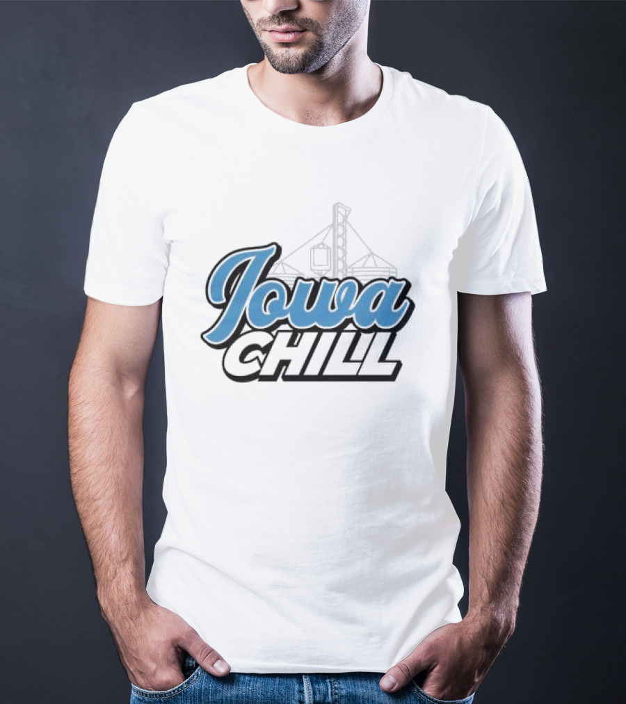 Iowa Chill Beer Coors-Inspired Retro Style T-Shirt