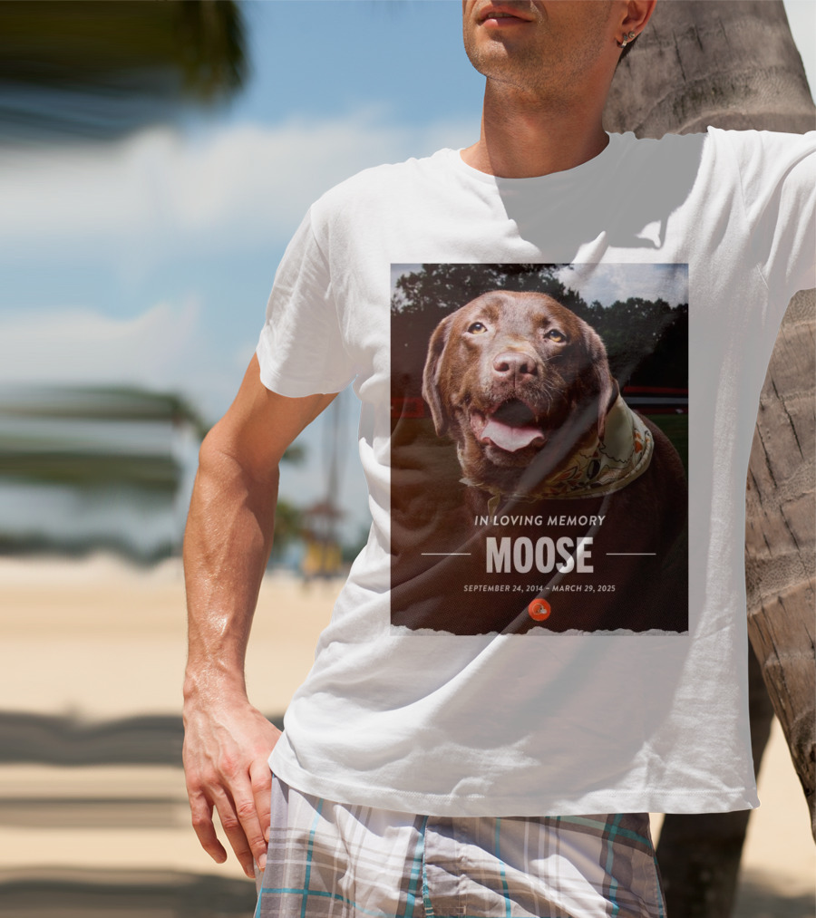 Cleveland Browns NFL In Loving Memory Moose September 24 2014 March 29 2025 Hard Knocks Star T-Shirt