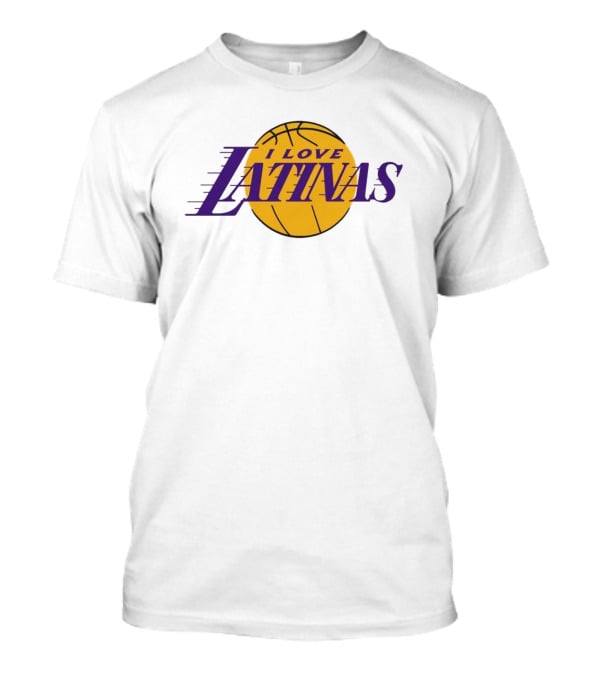 LA Basketball I Love Latinas T-Shirt