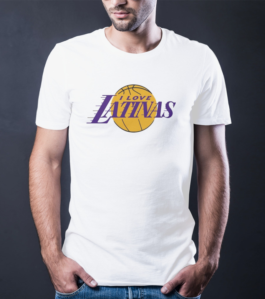 LA Basketball I Love Latinas T-Shirt