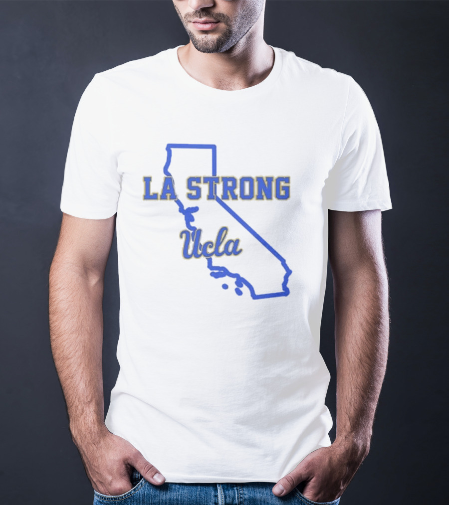 UCLA LA Strong California Outline T-Shirt