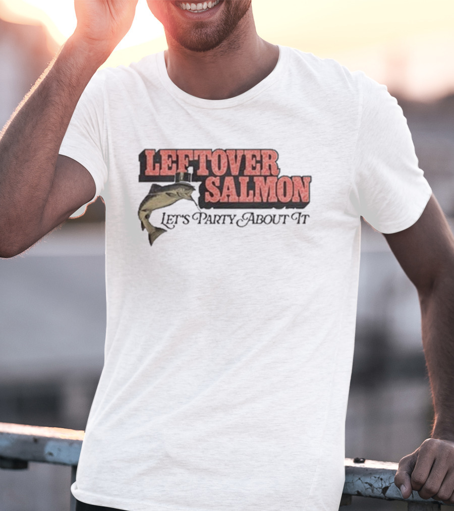 Leftover Salmon Let's Party About It Fish Graphic T-Shirt