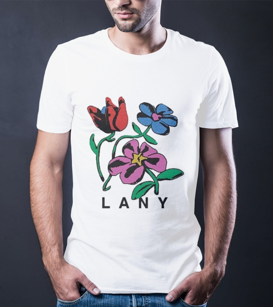 Lany ILYSB Colorful Flowers Artwork T-Shirt