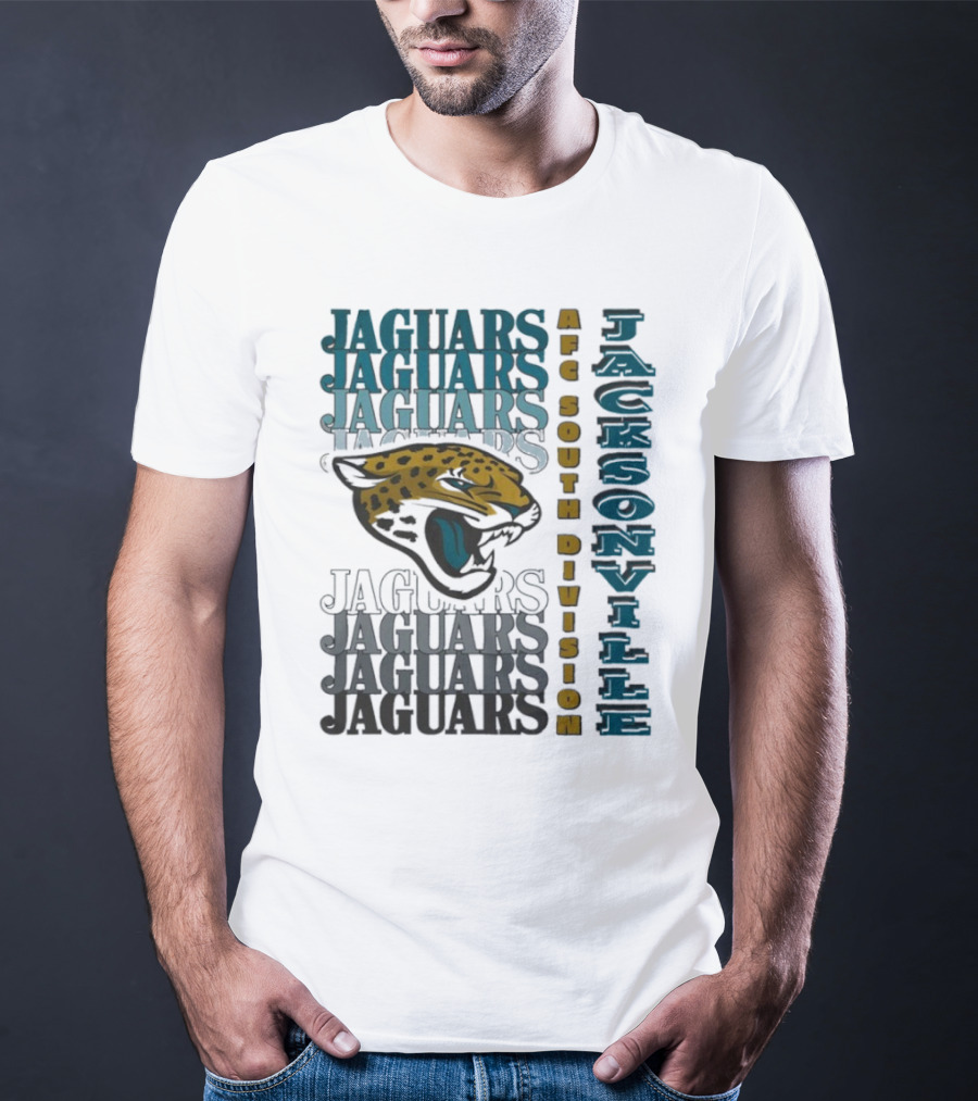 Jacksonville Jaguars AFC South Division Bold Team Spirit T-Shirt