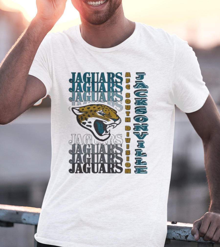 Jacksonville Jaguars AFC South Division Bold Team Spirit T-Shirt