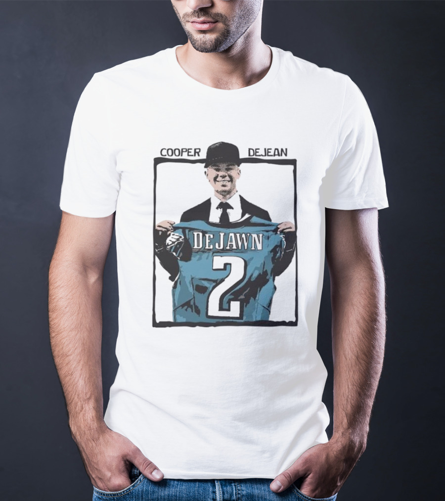 "Cooper DeJean DeJawn Philadelphia Eagles Dark Horse 2" T-Shirt