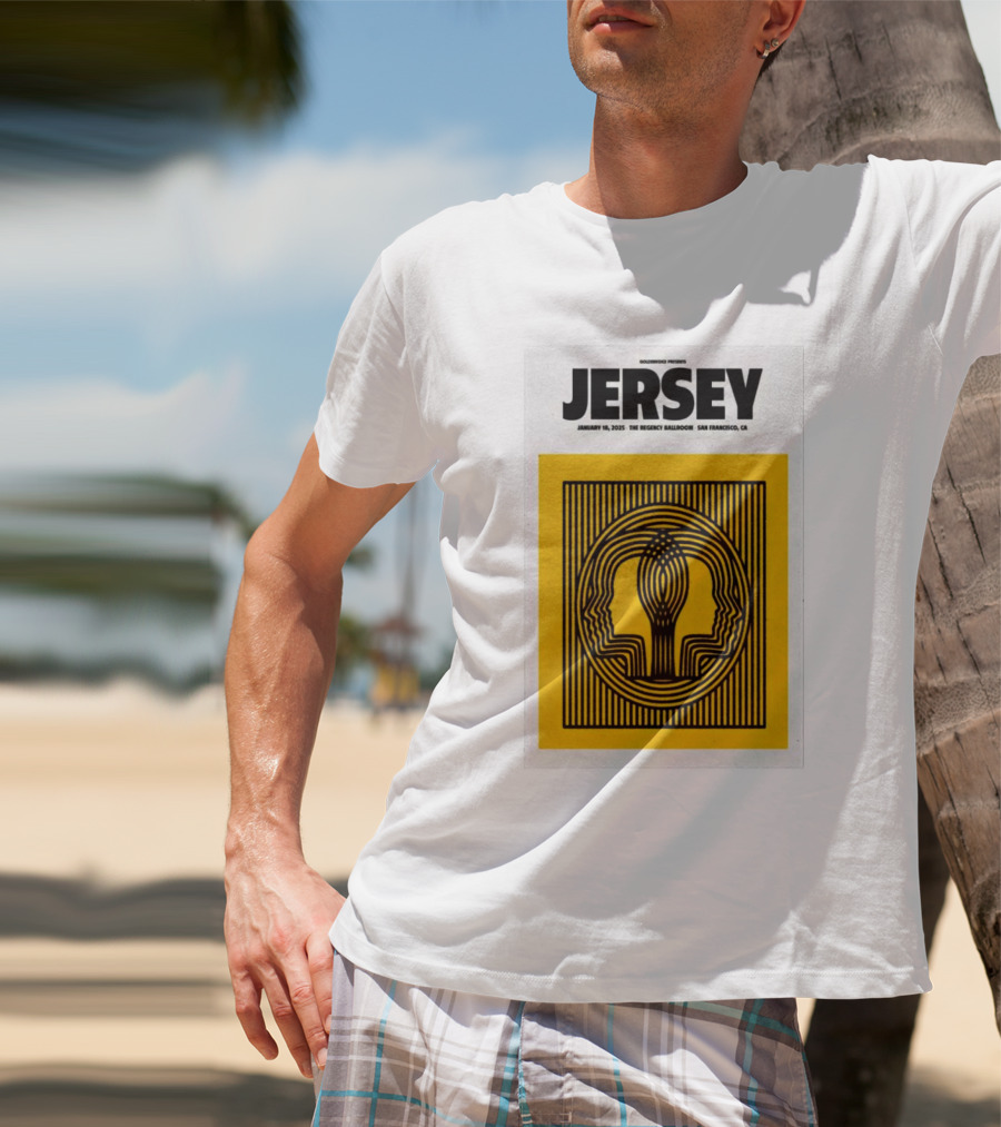 Goldenvoice Presents Jersey January 18, 2025 The Regency Ballroom San Francisco CA T-Shirt