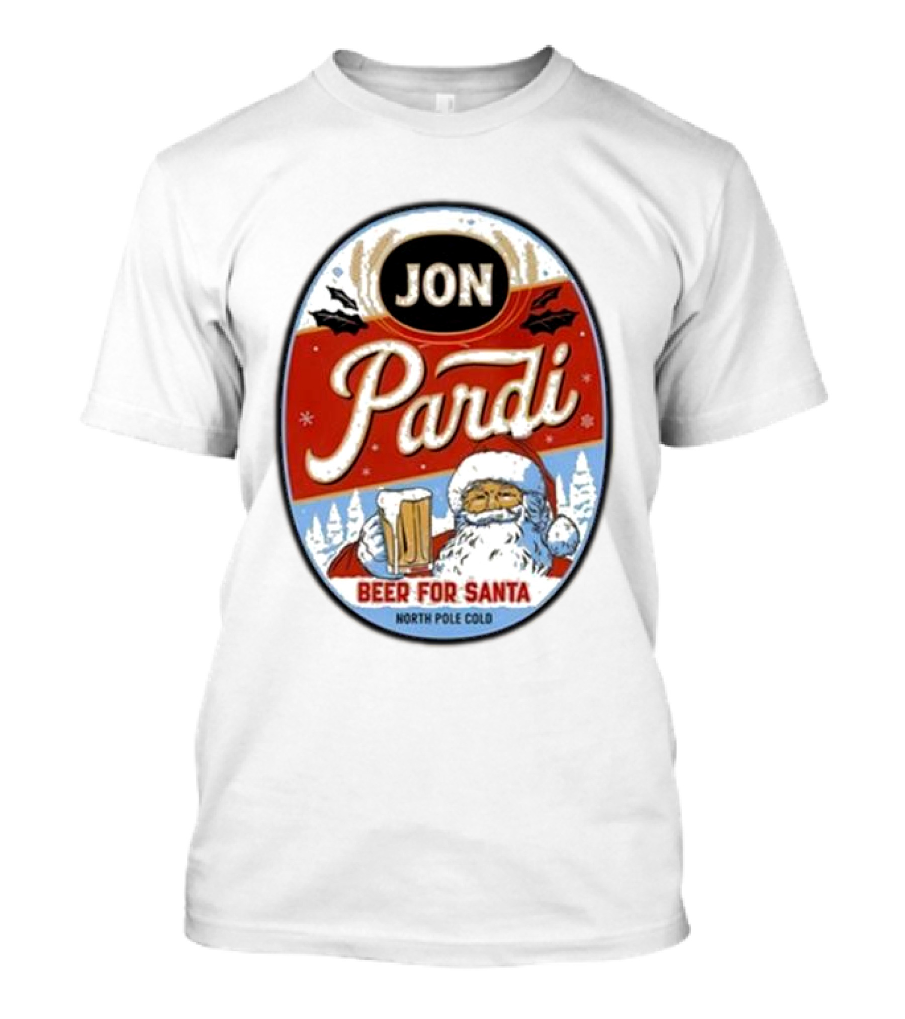 Jon Pardi Beer For Santa North Pole Cold Holiday Festive Design T-Shirt