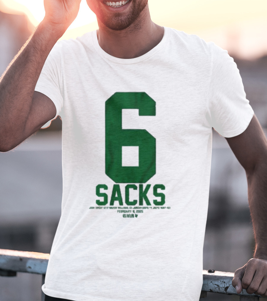 Josh Sweat Milton Williams Jordan Davis Jalyx Hunt 6 Sacks T-Shirt