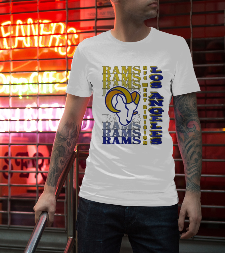 Rams Los Angeles NFC West Division T-Shirt