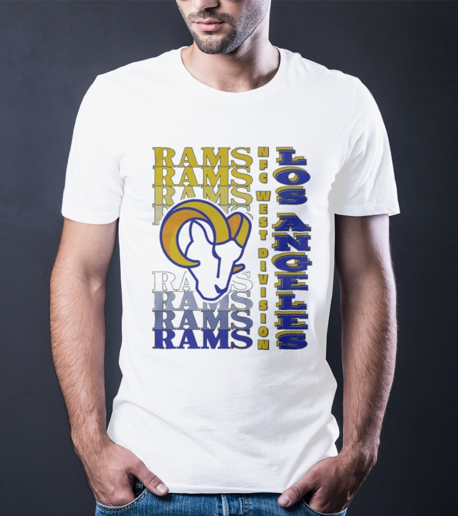 Rams Los Angeles NFC West Division T-Shirt