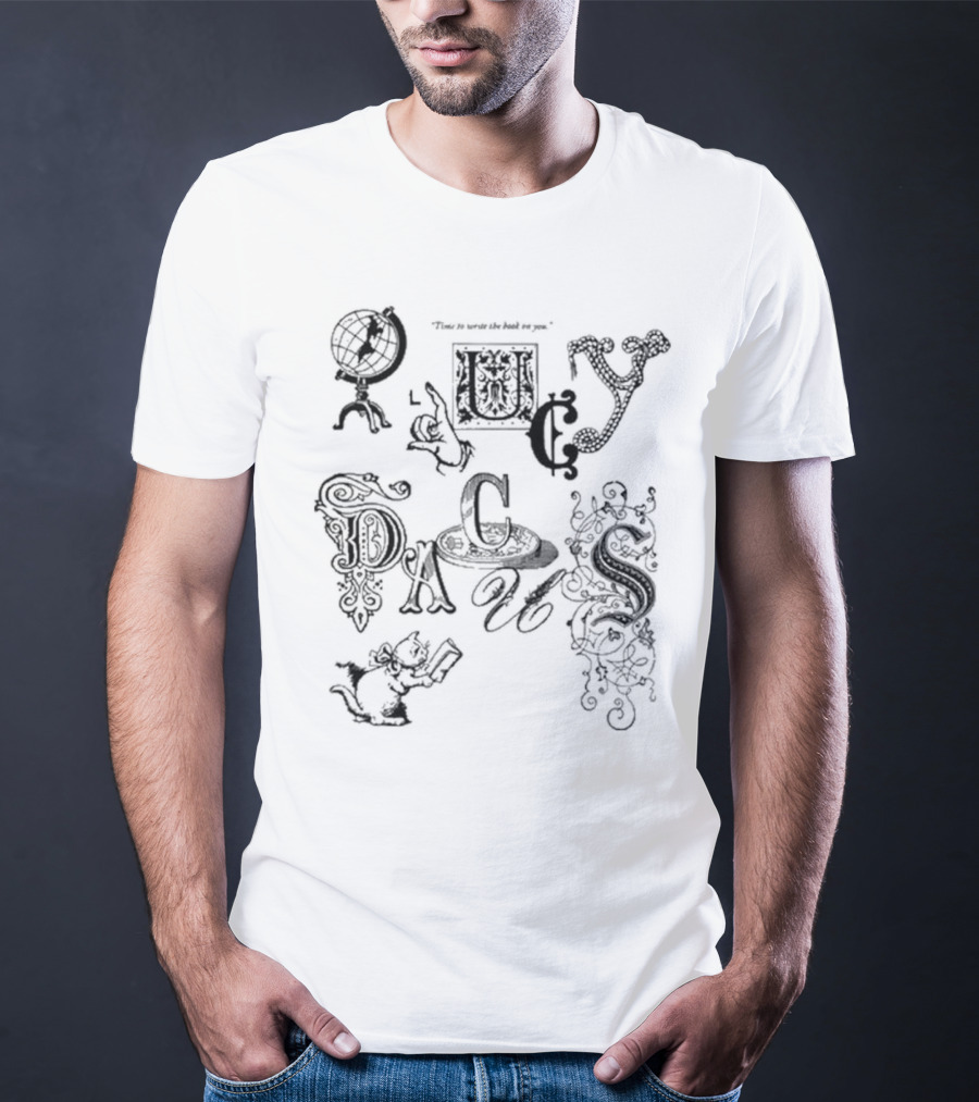 Lucy Dacus Write A Book On You 7-Inch Singles Characters T-Shirt