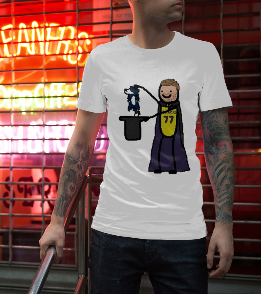 Luka Doncic 77 Lakers Magic Cartoon T-Shirt