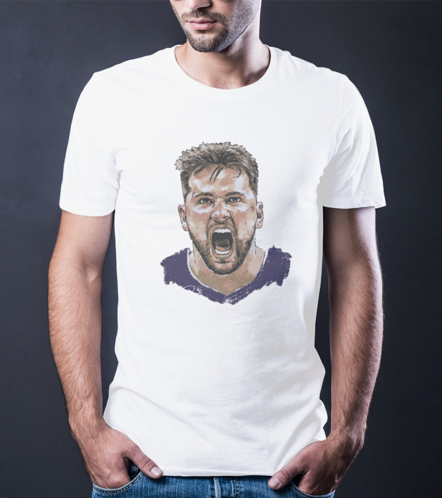 Luka Doncic Los Angeles Lakers Jersey Scream T-Shirt