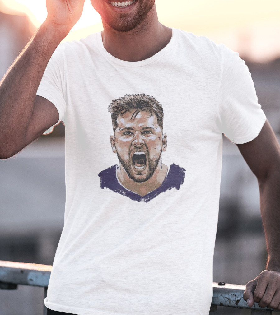 Luka Doncic Los Angeles Lakers Jersey Scream T-Shirt